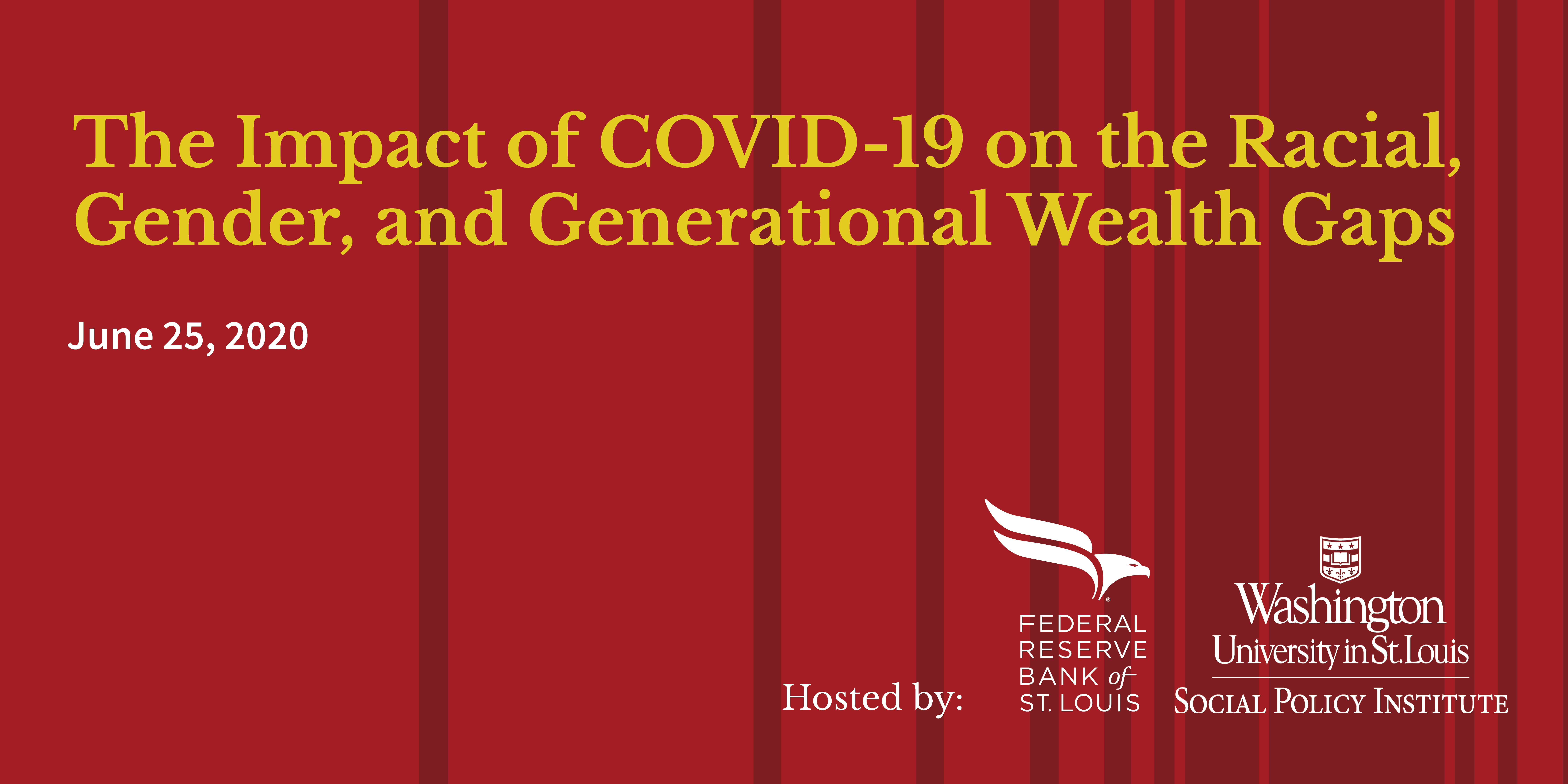 The Impact of COVID-19 on the Racial, Gender and Generational Wealth Gaps